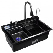 Мойка для кухни Wisent WT37545FBB 75х45 графит