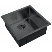 Мойка для кухни Zorg Steel Hammer SH 4444 GRAFIT графит