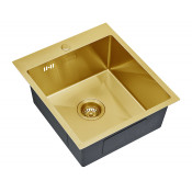 Мойка для кухни Zorg Steel Kitchen SKS 4551 BRONZE бронза