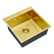 Мойка для кухни Zorg Steel Kitchen SKS 5151 BRONZE бронза