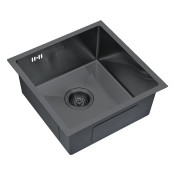 Мойка для кухни Zorg Steel Kitchen SKS 4444 GRAFIT графит