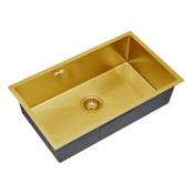 Мойка для кухни Zorg Steel Kitchen SKS 7444 BRONZE бронза