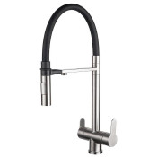 Смеситель для кухни Zorg Inox Magnit SZR-3030 сатин