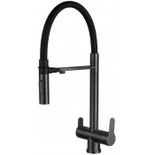 Смеситель для кухни Zorg Inox Magnit SZR-3030 GRAFIT графит