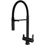 Смеситель для кухни Zorg Inox Magnit SZR-3030 BLACK черный