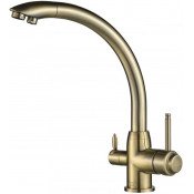 Смеситель для кухни Zorg Steel Hammer SH 699 BRONZE бронза