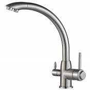 Смеситель для кухни Zorg Steel Hammer SH 699 SATIN сатин