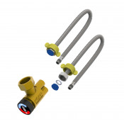 Комплект термосмесительного вентиля и сильфонной подводки Kopfgescheit KR535 Kit