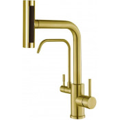 Смеситель для кухни Zorg Steel Hammer SH 091 PVD BRONZE бронза