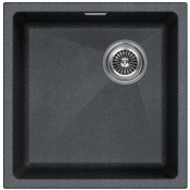 Мойка для кухни Paulmark Lumi UNI-SKEW LU45SK-DG 45.5x44 графит