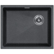 Мойка для кухни Paulmark Lumi UNI-SKEW LU55SK-DG 55.5x44 графит