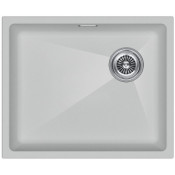 Мойка для кухни Paulmark Lumi UNI-SKEW LU55SK-WH 55.5x44 белый