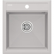 Мойка для кухни Paulmark StepIA PM114651-GRS 46x51 серый дым