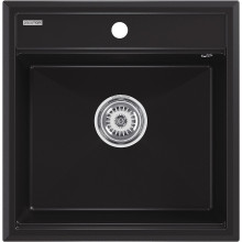 Мойка для кухни Paulmark StepIA PM115051-BLM 50x51 черный металлик