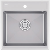 Мойка для кухни Paulmark StepIA PM115051-GRM 50x51 серый металлик