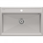 Мойка для кухни Paulmark StepIA PM117551-GRS 75x51 серый дым