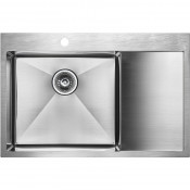 Мойка для кухни Paulmark Atlan Edge PM777851-BSL 78x51 брашированная сталь