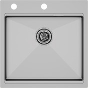 Мойка для кухни Paulmark Kroner Pro PM705151-BS 51x51 брашированная сталь