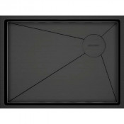 Мойка для кухни Paulmark Next-Skew PM885844-GM 58x44 вороненая сталь