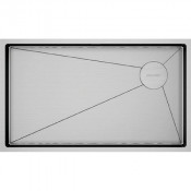 Мойка для кухни Paulmark Next-Skew PM887444-BS 74x44 брашированная сталь