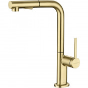 Смеситель для кухни Paulmark Neo Ne214419-SBG светлое брашированное золото