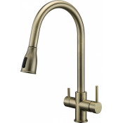 Смеситель для кухни Paulmark Lange La214212-BR бронза