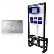 Инсталляция BETTOSERB Sava Free Standing SFS40006465+DUO хром глянец/хром матовый