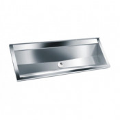 Раковина-желоб коллективная MOEFF из нержавеющей стали  MF-19 (1200мм)