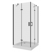 Душевой уголок Niagara Nova NG-6813-08 Black 68130811BLACK 90х90 профиль черный/стекло прозрачное