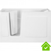 Ванна для инвалидов и пожилых с дверцей с сиденьем 1350х750х990 мм ЛЕВАЯ