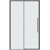 Душевая дверь Grossman Galaxy 100.K33.01.120.21.02 120 черный матовый/шиншилла