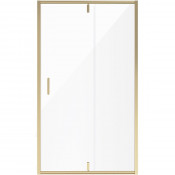 Душевая дверь Niagara Nova NG-43-9AG 90х195 профиль холодное золото/стекло прозрачное