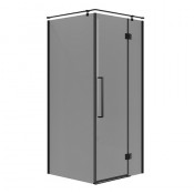 Душевой уголок Niagara Nova NG-2832-34BLACK 100х100х195 профиль черный матовый/стекло тонированное