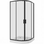 Душевой уголок Niagara Nova NG-6806-08 Black 68060811BLACK 90х90х195 профиль черный/стекло прозрачное