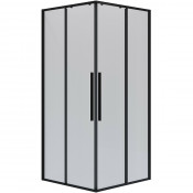 Душевой уголок Niagara Nova NG-6824-34BLACK 100х100х195 профиль черный матовый/стекло прозрачное