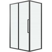 Душевой уголок Grossman Cosmo 120.K33.02.1480.21.00 140x80 черный матовый/прозрачное