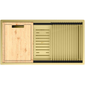 Мойка для кухни Lemark Tabaga 9938134 82x44 светлое золото