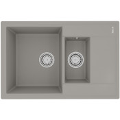 Мойка для кухни Lemark Ramza 9910041 76x50 серый шелк
