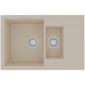 Мойка для кухни Lemark Ramza 9910042 76x50 шампань