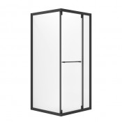 Душевой уголок Niagara Nova NG-6833-34BLACK 90х90х195 профиль черный матовый/стекло прозрачное