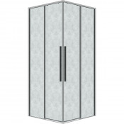 Душевой уголок Grossman Galaxy 300.K33.01.8080.10.02 80x80 хром/шиншилла