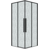 Душевой уголок Grossman Galaxy 300.K33.01.1010.21.02 100x100 черный матовый/шиншилла