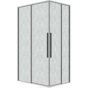 Душевой уголок Grossman Galaxy 300.K33.01.9070.10.02 90x70 хром/шиншилла