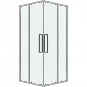 Душевой уголок Grossman Cosmo 300.K33.02.8080.10.00 80x80 хром/прозрачное