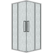 Душевой уголок Grossman Cosmo 300.K33.02.8080.10.02 80x80 хром/шиншилла