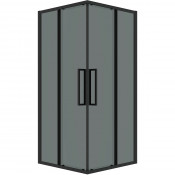 Душевой уголок Grossman Cosmo 300.K33.02.1010.21.10 100x100 черный матовый/тонированное