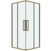 Душевой уголок Grossman Cosmo 300.K33.02.8080.32.00 80x80 золото/прозрачное