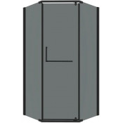 Душевой уголок Grossman Pragma 302.K33.03.9090.21.10 90x90 черный матовый/тонированное