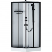 Душевая кабина AM.PM X-Joy W94C-403-090BT 90x90 черный матовый/прозрачное