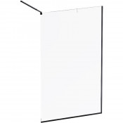 Душевая перегородка AM.PM Func W84WI-120-F1-BTE 120 черный матовый/прозрачное